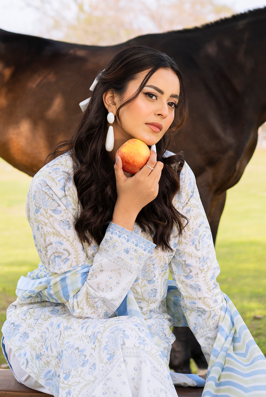 stitched dress for ladies